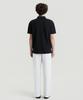 Delma Linen-Touch Semi-Wide Elastic Waist Pants - White