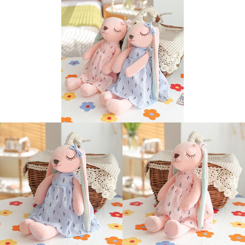 Plush Bunny Doll For Kids With Pp Cotton Filling And Soft Rabbit Fur For Comfort And Play