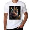 Timothy The Maine Coon Cat and Flowers 5 T-Shirt summer clothes anime t shirts vintage clothes plain black t shirts men