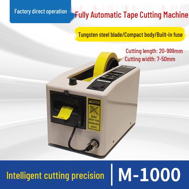Automatic M1000S Tape Dispenser: Masking, Transparent, Double-Sided Tape Cutter & Adhesive Tape Machine