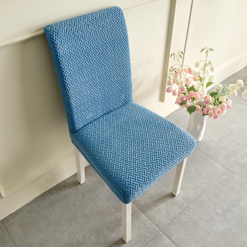 

Чехол на стул из эластичного жаккарда для обеденной зоны — универсальный, подходит для дома и ресторана. Universal Size [Thickened Anti-Slip]