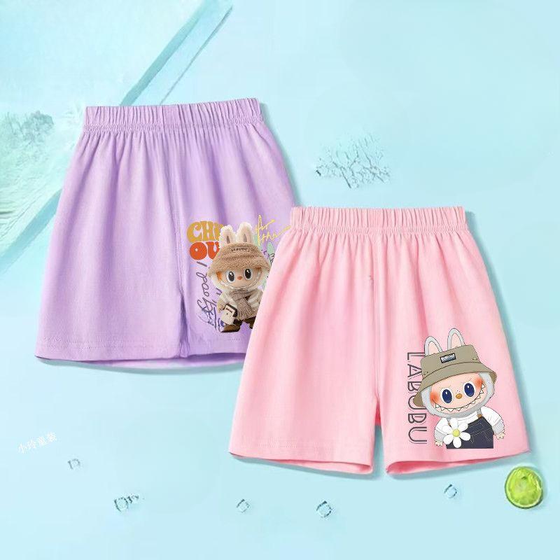 

Летние повседневные брюки из чистого хлопка для девочек, модные детские капри 120