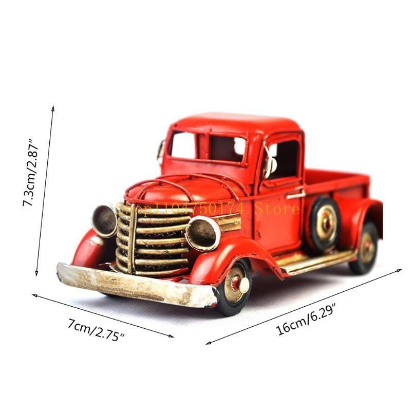 Vintage Truck Tabletop Ornaments Metal Truck Planter Farmhouse Christmas Decor Top Sale