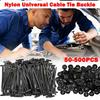 Heavy Duty Nylon Universal Cable Tie Buckle Self Locking Nylon Zip Ties Holder