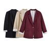 Kaslead New Women clothes Western Style Fashion Simple and Versatile Loose Blazers 8195336