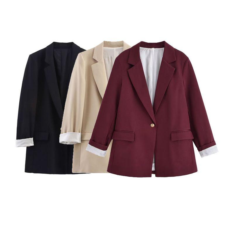 Kaslead New Women Clothes Western Style Fashion Simple and Versatile Loose Blazers 8195336
