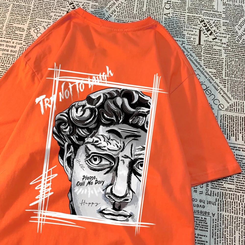 Tay Not To Lauge Art Print Tshirts Men Women Cartoon Cotton T-Shirts Cotton Summer Fashion Tee Clothes Casual O-Neck Tshirt