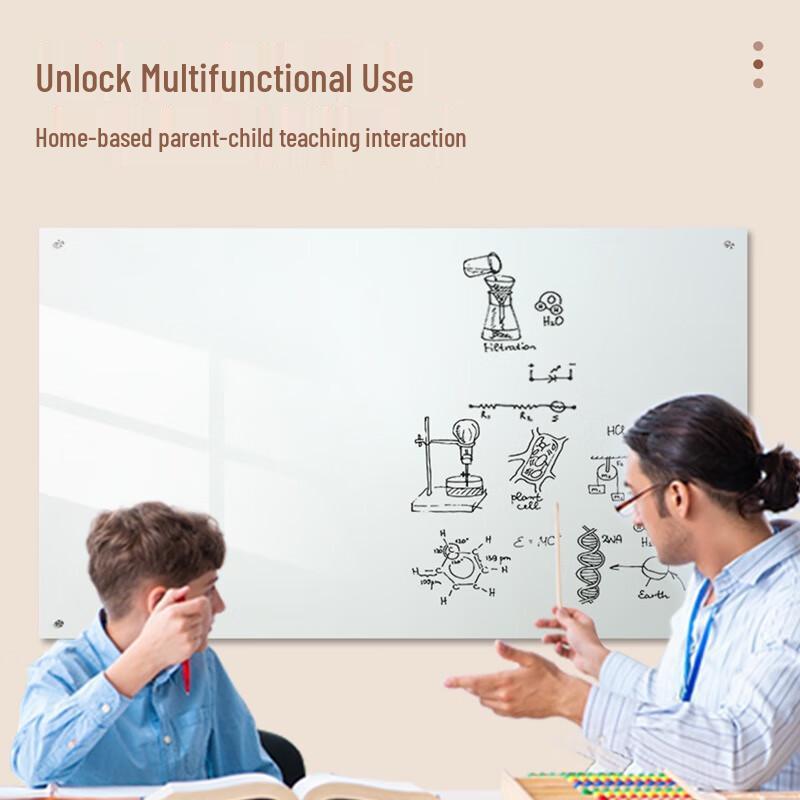 Deli Magnetic Tempered Glass Whiteboard