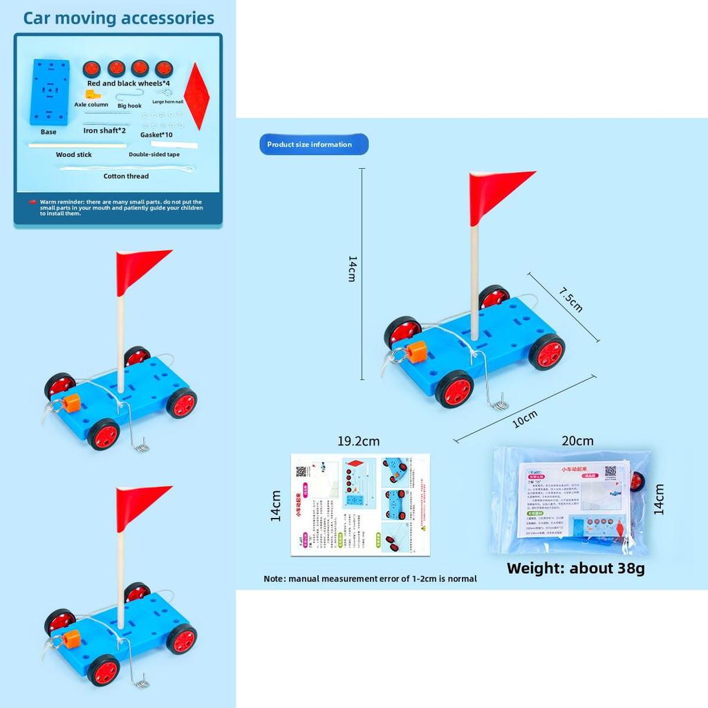 Science Experiment Diy Car Kit With Gravity Force Physics Toy For Kids Educational Activity
