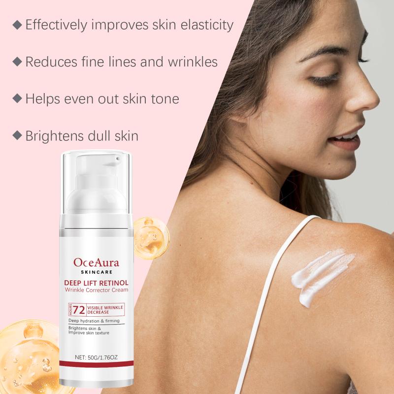Retinol Body Lotion Daily Moisturizing Cream for Smooth Soft Skin Improves Roughness and Balances Tone
