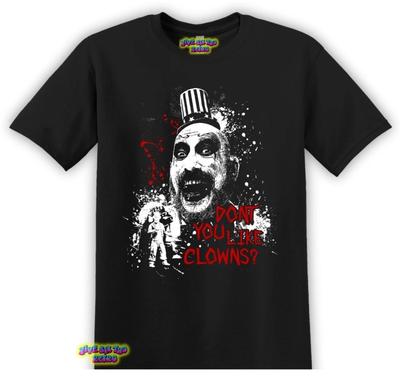 Captain Spaulding Don't You Like Clowns? Horror T-Shirt S-3XL Devil's Rejects