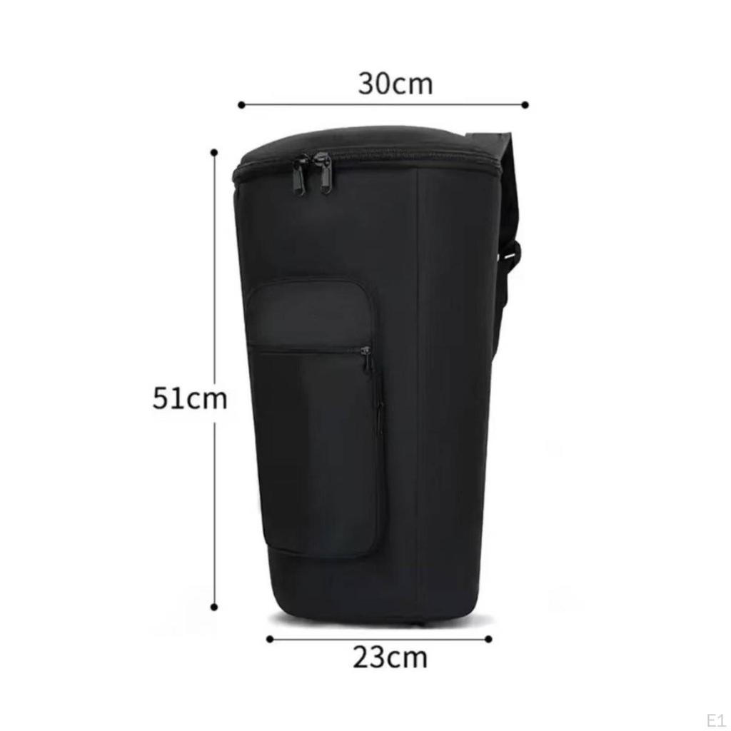 Handtrommeltasche Gepolsterter Rucksack zur Aufbewahrung mit Tasche für Perkussionisten, Schlagzeuger,