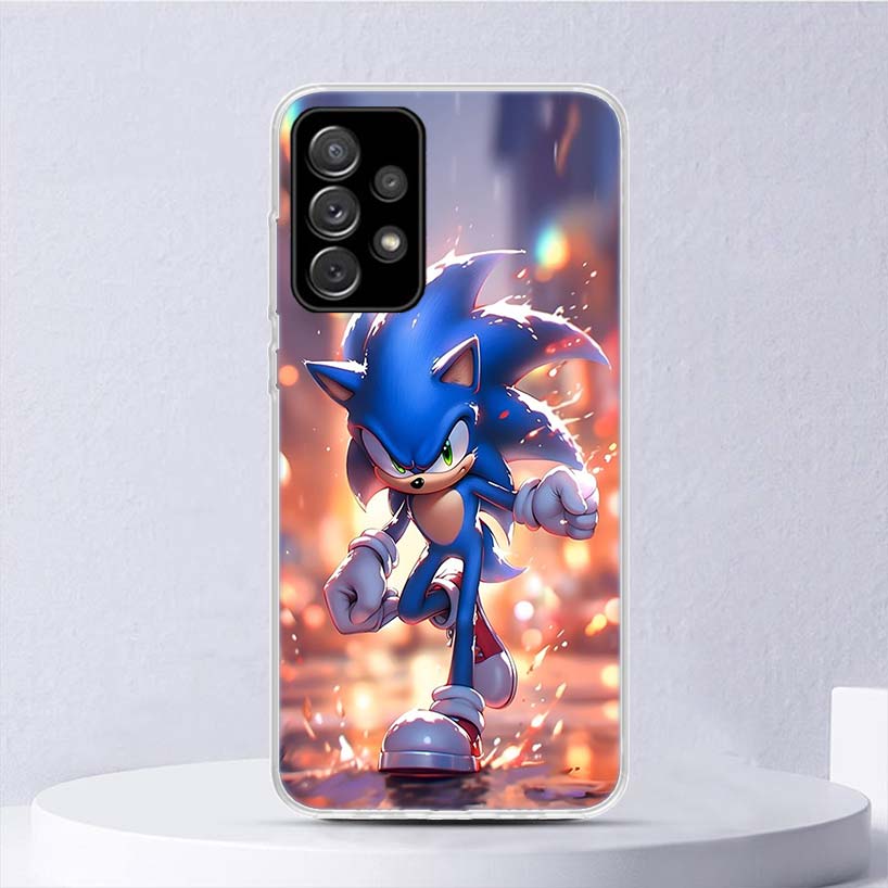 Supersonics S-Sonics Game Soft Case For Samsung Galaxy A17 A16 A26 A36 A56 A15 A14 A13 A55 A54 A53 Phone Cover A25 A35 A24 A34 A
