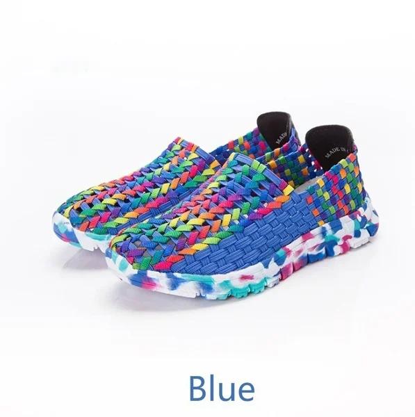 Fashion Women's Sandals Summer 2025 Sneakers Woven Shoes Sandal Womens Summer Woven Soft Sandals Casual Sport Shoes Zapatos De Mujer