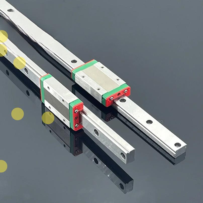MGN9 MGN12 200 300 400mm miniature linear rail slide 1pc MGN linear guide 1PC MGN Block for CNC FA 3d printer.