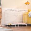 Foldable Metal Dog & Cat Cage for Home, Indoor/Outdoor, Car or Rescue Use