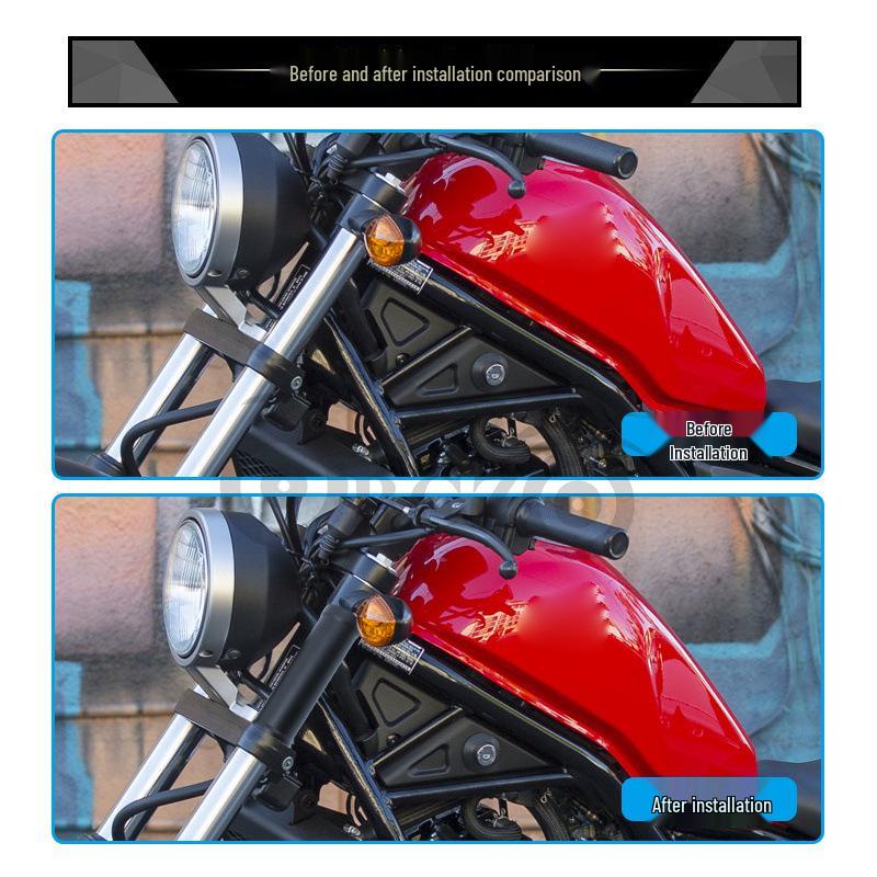 REBEL CMX300/500 Matte Black Front Shock Absorber Fork Dust Cover Protector