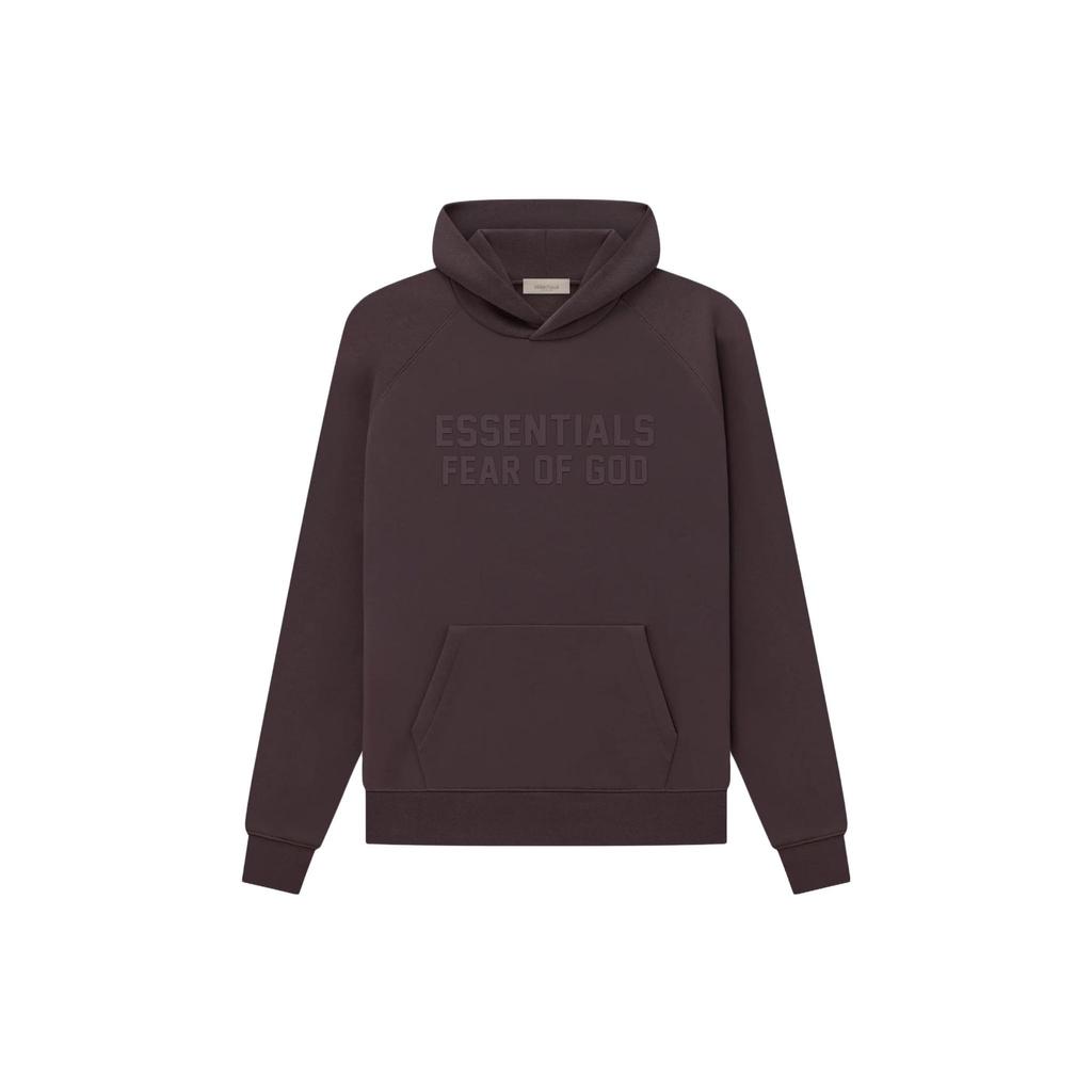 Fear of God Essentials SS23 Fleece-Lined Warm Hoodie Men Hoodie Plum FOG-SS23-005