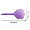 6Pcs Integrated Dart Shaft and Flights Standard Shape Integrated Dart Flights and Shafts Anti-Fall  Dart Accessories Kit