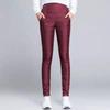 Pantalon d'hiver chaud pour femmes à taille haute et épaissi - Coupe amincissante, Grande taille, Doublé polaire, Vêtement chaud pour l'hiver pour femmes d'âge moyen et âgées