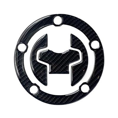 Motorcycle Fuel Tank Sticker Easy Apply Anti Scratch 3D Carbon Fiber Decoration ABS Accessory for GSX250R DL250 GSX150
