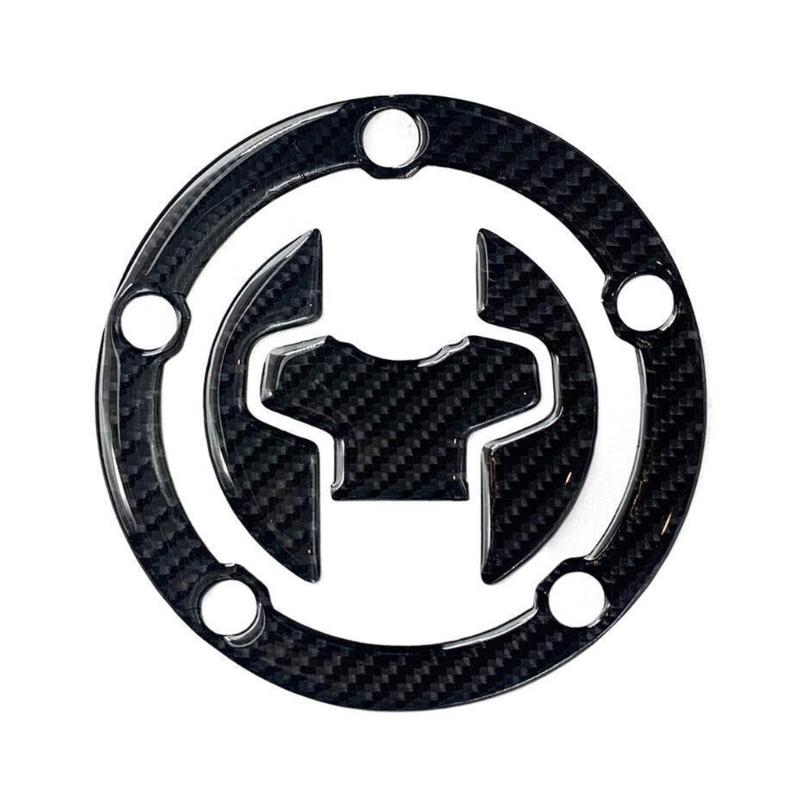 

Motorcycle Fuel Tank Sticker Easy Apply Anti Scratch 3D Carbon Fiber Decoration ABS Accessory for GSX250R DL250 GSX150 1