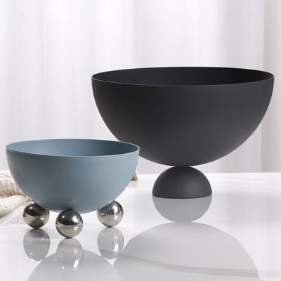 Moderno Semplice Piatto da Frutta a Sfera Rotonda Ornamenti Nordici Casa Modello Camera da Letto Bed and Breakfast Hotel Soggiorno Tavolino Decorazione Vassoio Portaoggetti