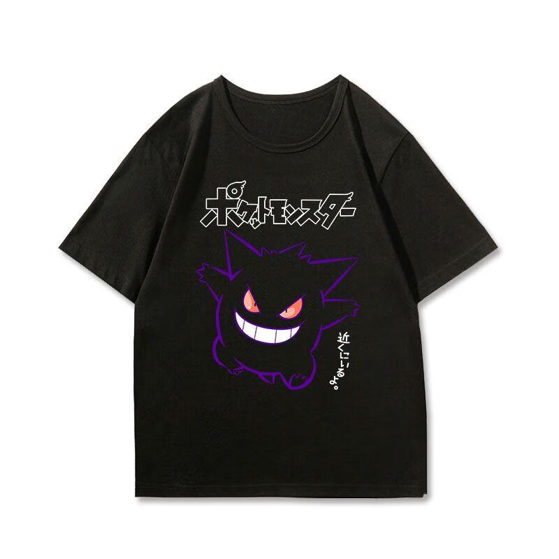 Pokémon Anime Printing Oversized Cotton Tshirt Men and Women Breathable Fashion Leisure Y2K Short Sleeve Summer Tshirt Unisex