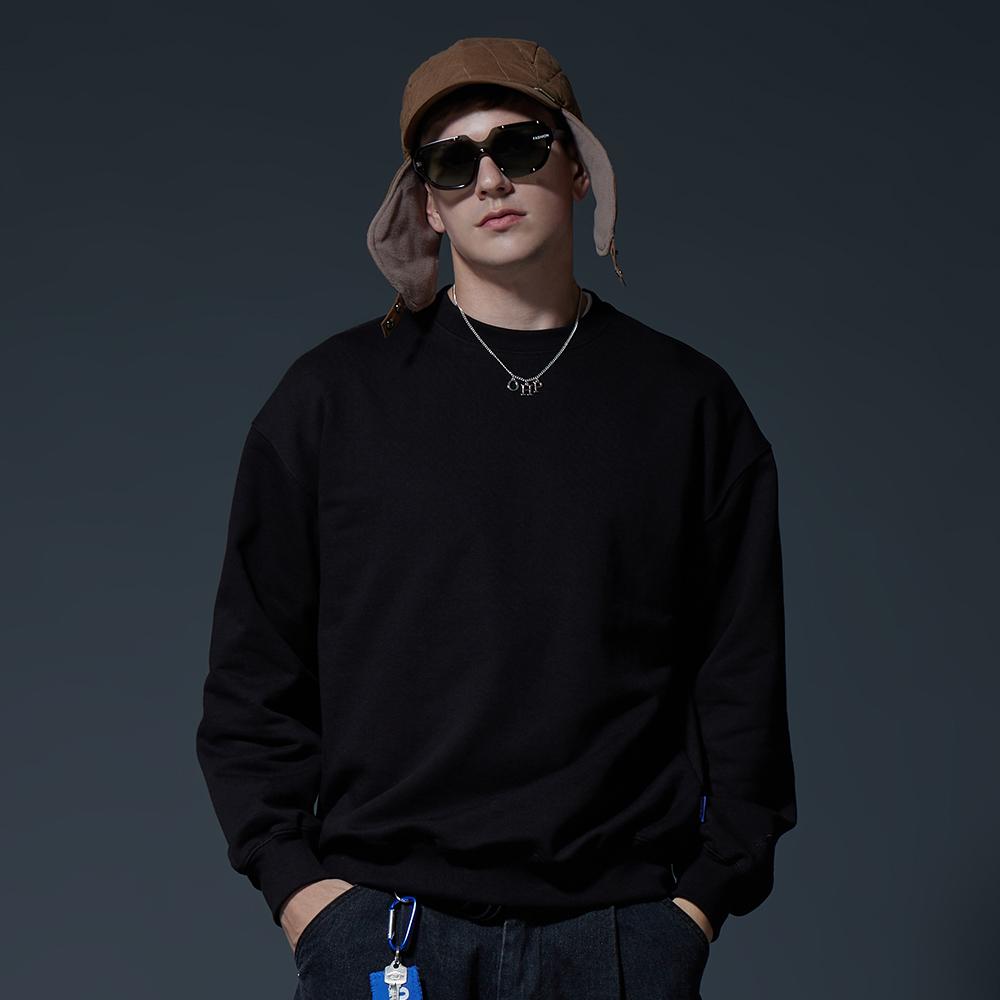 OHP Ohp Standard Basic Heavy Sweatshirt Black