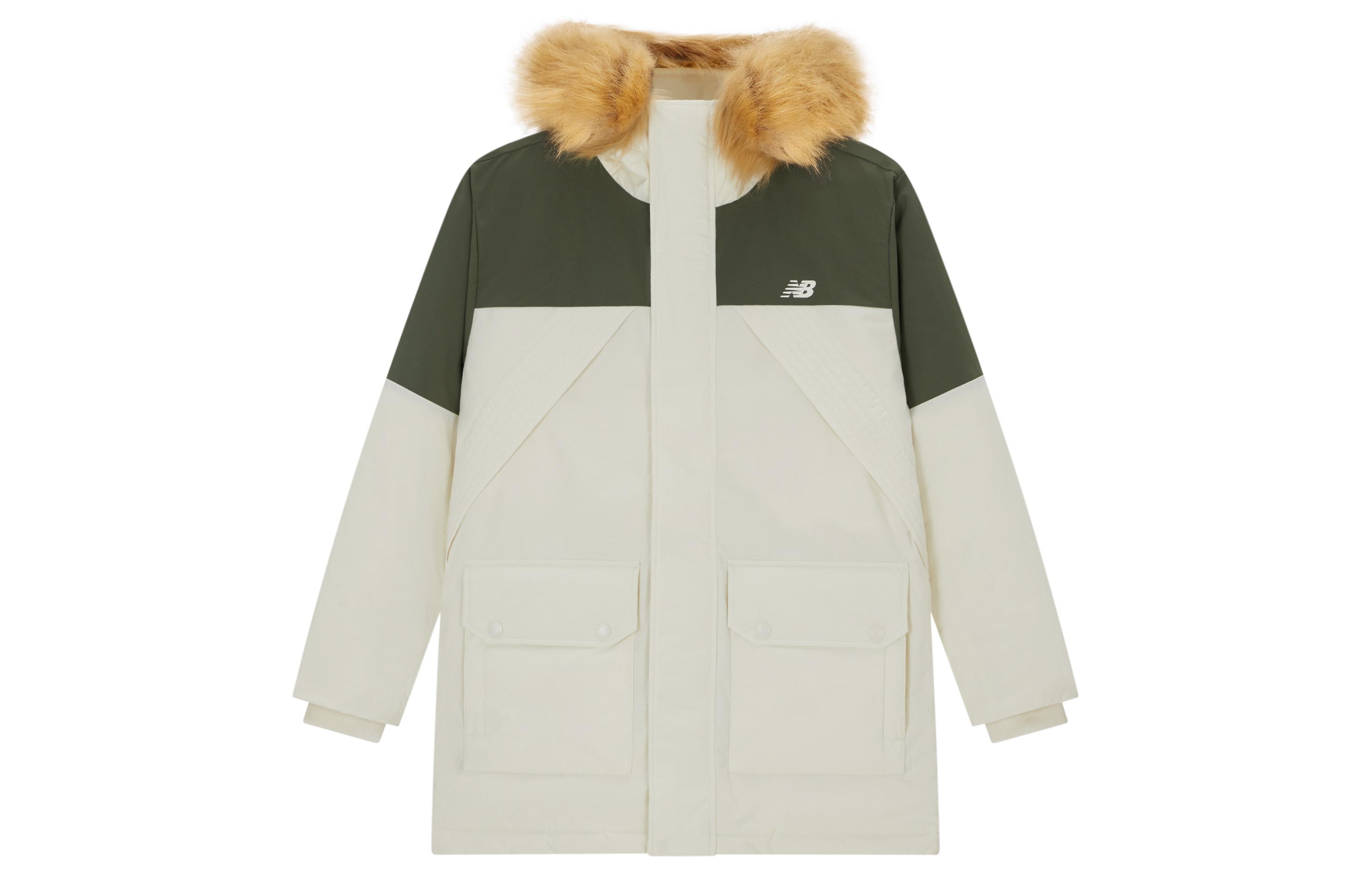 New Balance Down Jacket Unisex White Green AMJ34323-CIC XS
