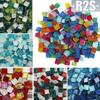 100g Diy Mix Color Glitter Glass Mosaic Stones Mosaic Tiles Glass Pebbles Crafts Material Puzzle For Diy Mosaic Making  Arte