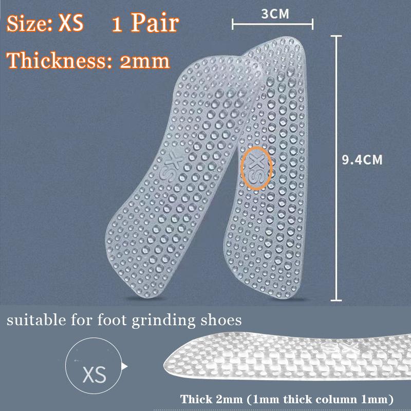 

Transparent Silicone Heel Stickers Heels Grips for Women Men Anti Slip Heel Cushions Inserts Pad Pain Relief Foot Care Protector