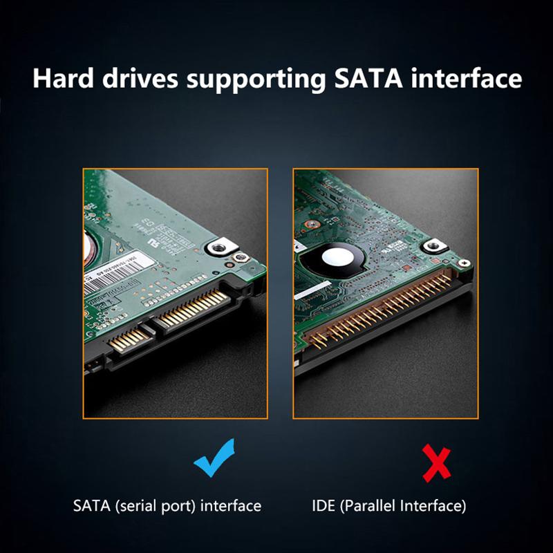 2.5-Inch Ssd Hdd Sata Driver-Free Micro Type-C Usb3.0 External Mobile Hard Drive Box Storage Device Efficient Office Game