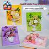 Meike Creative DIY French Flower Painting Activity: Handmade Fun for Parent-Child and Team Art Salon