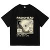 Radiohead T-Shirt Rockband Vintage Hip Hop Ich werde dich im nächsten Leben sehen Unisex Musikfans Aufdruck Unisex Unisex T-Shirts Kurzarm