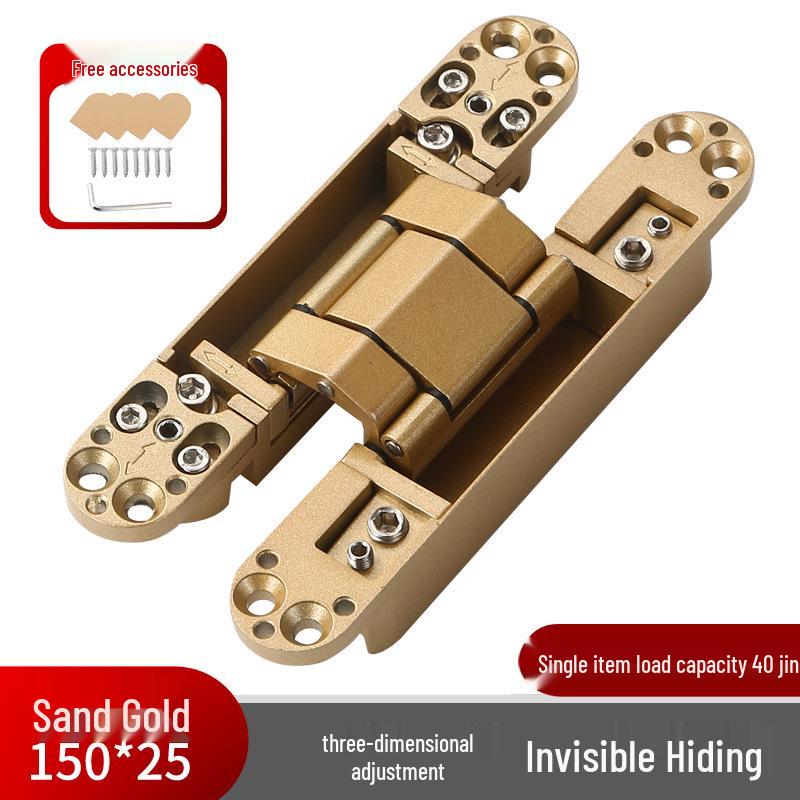 3D Adjustable Concealed Hinge for Hidden Doors