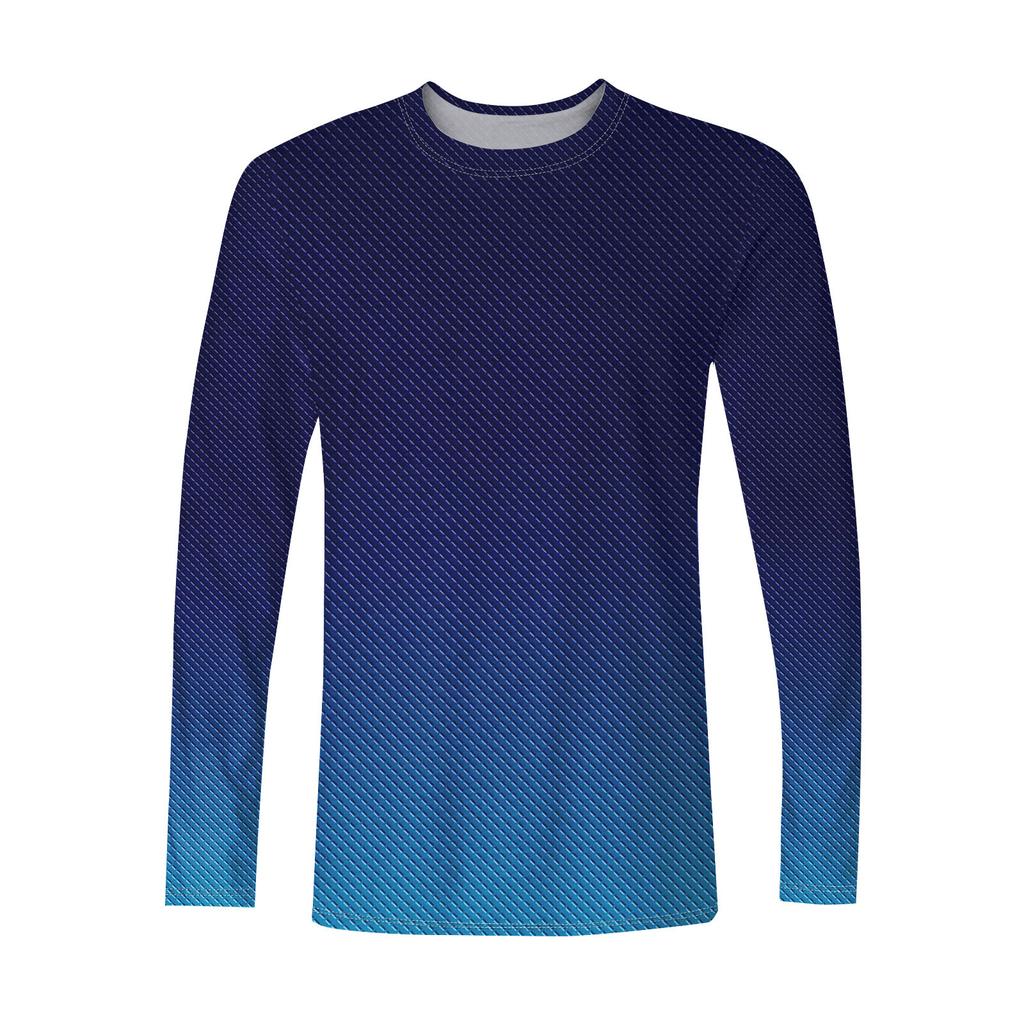 Herr T-shirt O-hals Kläder Kläder utomhus långärmat tryck Modedesigner Vintage