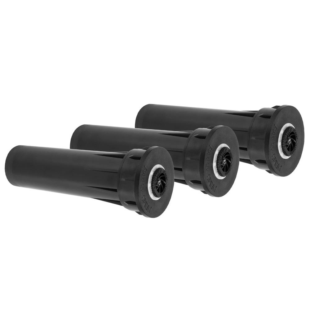 3 Pezzi Ugello Sprinkler in Plastica Ugello di Irrigazione a 360 Gradi Sprinkler Interrato Durevole Irrigazione del Prato