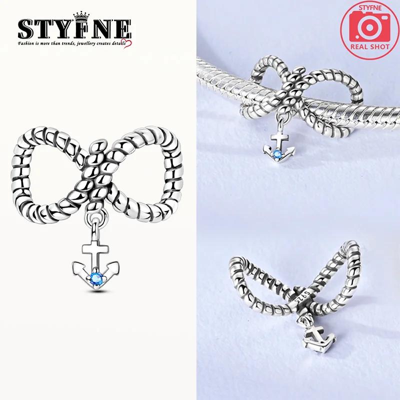 

Original Charmscopper Infinite Eternal Boat Anchor Beads Fit Charms Platabracelets For Women Jewelry Making Diy Gifts