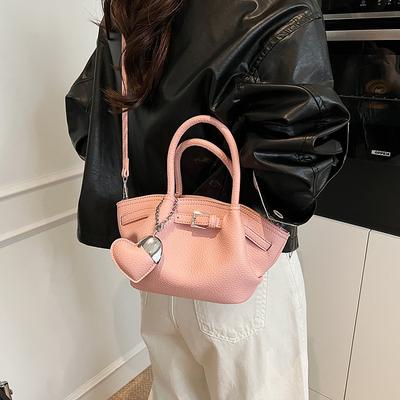Bolso de mano de gran capacidad para mujer 2025 nuevo popular moda versátil bolso de hombro bandolera bolso cubo