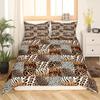 Set Biancheria da Letto Decorativo a Tema Pesca e Caccia per Bambini, Dimensioni Matrimoniale, Copripiumino per Ragazzi, Decorazione Camera da Letto Adolescenti, Set da 3 Pezzi, Senza Piumone