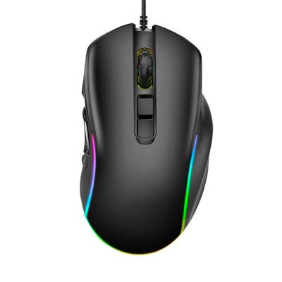RGB Gaming Maus Makro Definieren 6 Stufen Einstellbare DPI 7200dpi Optische Auflösung Kabelgebunden Computer