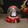 Jõulud Kunstkristallkuul Öölamp 3D Jõuluvana Lumememm Põder Klaaskuuli Lamp Alusega Helendav Dekoratiivne Klaaskera Kodu Magamistoa Kaunistus