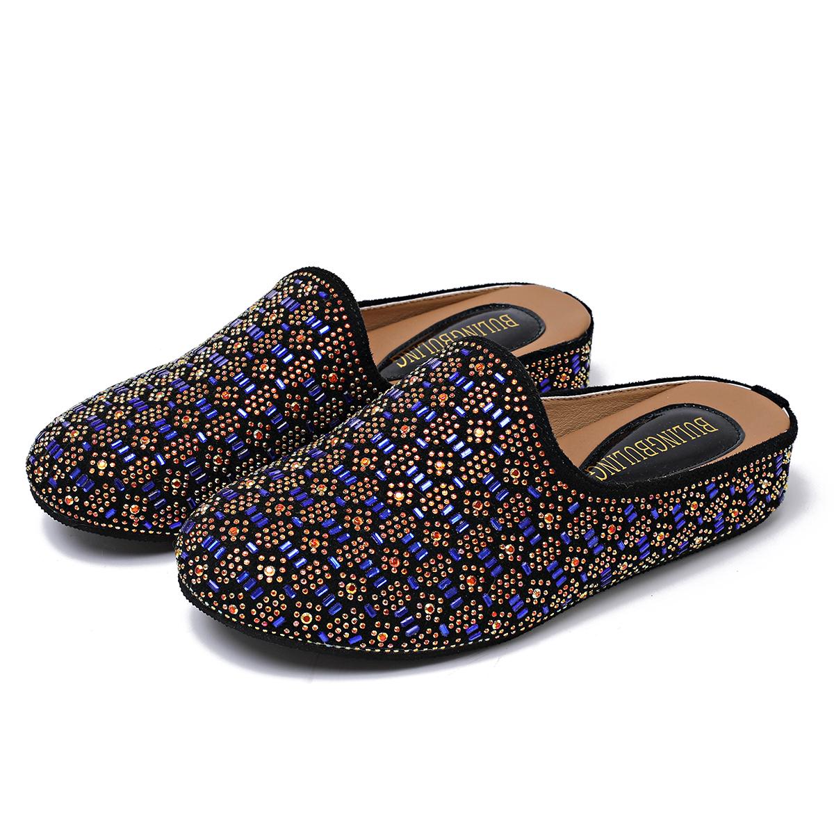 

Fashion Aphixta Diamond Dec Women s Crystal Slippers Platform Shoes with Thick Heel Summer Slides Bling Casual Size 43 Ladies Shoes 36 фиолетовый