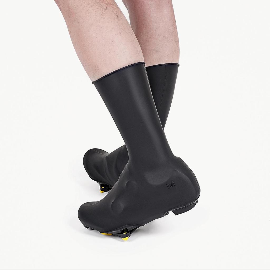 Non-Slip Windproof Waterproof Cycling Shoe Covers - Warm, Low Wind Resistance, Long Tube Silicone Design