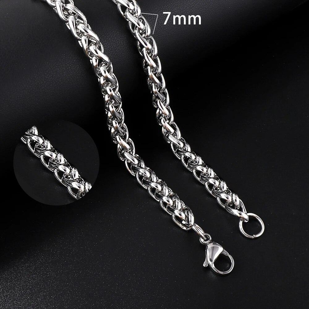 ASONSTEEL cubansk kjede halskjede for menn kvinner punk rustfritt stål fortauskant kjede chokers vintage gullfarge solid metall colla