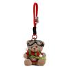 Soft Plush Christmas Bear Pendant Knitted Sweater Cartoon Bag Charm  Festival Gathering
