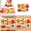 Wooden Music Box Fingertip Gyro Safety Buckle Game Board Children Puzzle Toy For Sensory And Emotional Growth