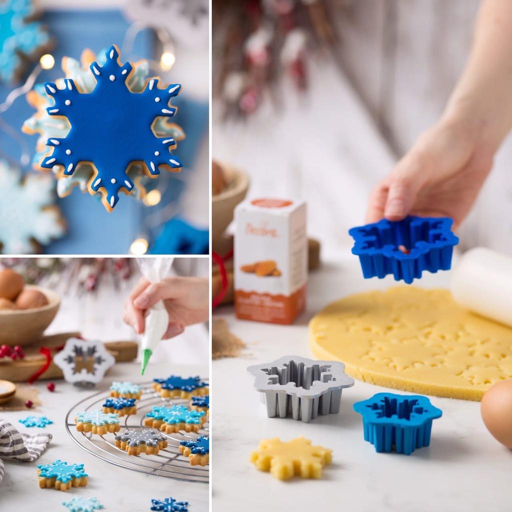 Decora Snowflake Cutters 3 Pieces