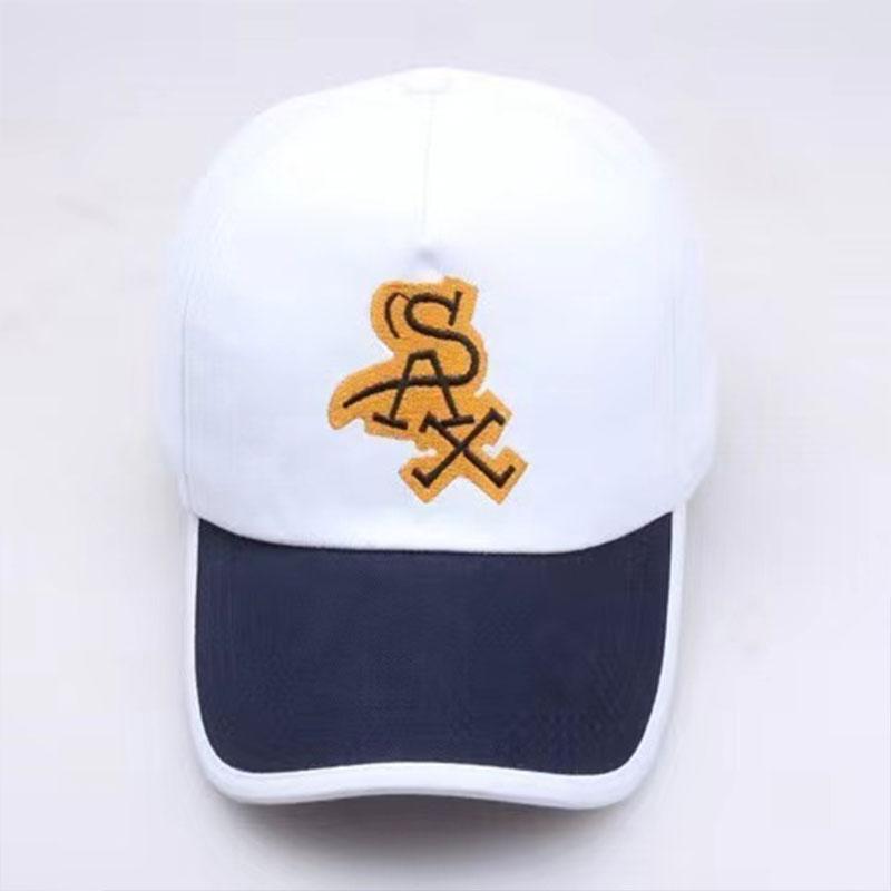 Unisex Letter SAX Embroidery Adjustable Fishing Baseball Hat Couple Caps Spring Autumn Outdoor Leisure Hats Travel Accessories for Women Men